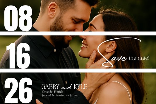 Save-the-Date Photo Magnets – Choose Your Design Style