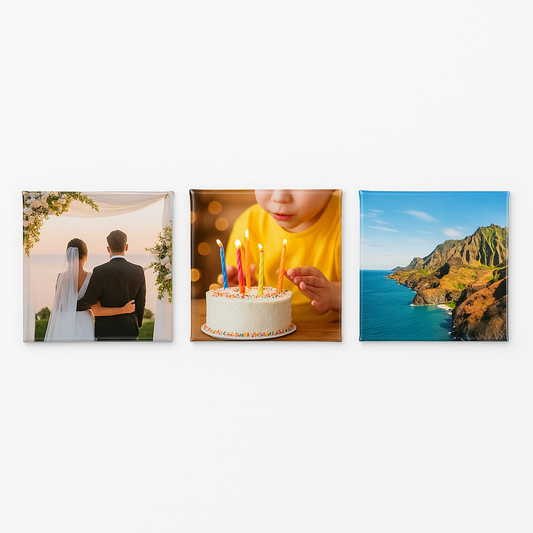 Personalised Photo Magnets – 2×5 inch Hand-Cut Gloss Finish